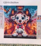 Diamond Painting Kit Cute Fire Puppy Dog Fantasy Art Full Drill Diy Craft 20X20C. Fixed Price $7.99.