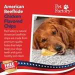 Pet Factory Chicken Beefhide Chips Dog Chew Treats 32 Oz. Fixed Price $44.99.
