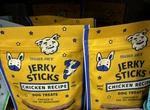 5 Packs Trader Joe's Chicken Recipe Jerky Sticks Snacks Puppies Dogs 6 Oz Each. Fixed Price $27.00.