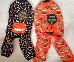 Thrills And Chills Glows Dark 2 Lot Dog Pj - Xs Bones Pumpkin Nwt. Fixed Price $19.99.