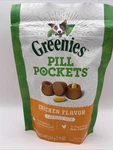 Greenies Chicken Flavor Pill Pockets - 7.9 Oz, Capsule Size (exp 09/26). Fixed Price $9.99.