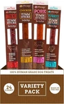 Yumm Sticks Dog Jerky Treats, Beef/chicken/pork/turkey, 24 Count Variety. Fixed Price $81.18.