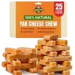 5LB Large Yak Cheese Chews For Dogs 25 Pcs Saving Deal, Long-lasting Treats. Fixed Price $109.64.