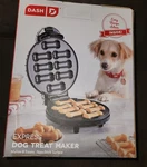 Dash Express Dog Treat Maker Complete W/manual & Recipes Nib Bones Puppy Gift. Fixed Price $24.99.