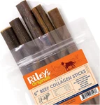 6 Inch Beef Collagen Sticks For Dogs, Chews Bully & Raw. Fixed Price $23.99.