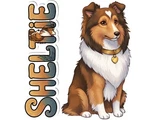 Sheltie Sticker And Magnet - Shadow Of The Isles Pawkins Herding Dog Breed. Fixed Price $7.99.