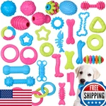 Sanwuta 30PCS Puppy Dog Toy Bulk For Aggressive Chew Rubber Pet Teething. Fixed Price $66.80.