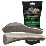 Deluxe Naturals Medium Split Elk Antler Chews For Small Dogs 2 Count Pack. Fixed Price $31.49.