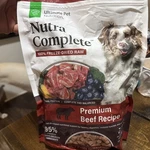 Ultimate Pet Nutrition Nutra Complete 100% Freeze Dried Raw Dog Food Beef Recipe. Fixed Price $34.00.