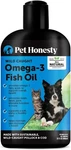 Pet Honesty Wild Caught OMEGA-3 Fish Oil Dog & Cat Supplement, 32 Oz PH4. Fixed Price $23.95.