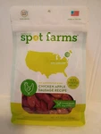 Spot Farms Chicken Apple Sausage Dog Treats 12.5 Oz All Natural Human Grade. Fixed Price $24.99.