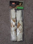 Package Of 2 Hartz Combo Rawhide Pig Skin Chew 10" Bones 8.4OZ Large Dog F/s. Fixed Price $9.99.