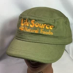 Life Source Natural Foods Employee Cadet Hat Organic Cotton Green. Fixed Price $9.95.