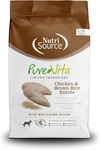 Pure Vita Dog Food, Made With Chicken And Brown Rice, Wholesome Grains, 25L. Fixed Price $136.99.