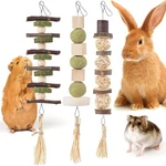 Bissap Bunny Chew Toys, Natural Hanging Rabbit Pcs,. Fixed Price $15.93.
