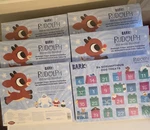 6 Packs Of Bark Rudolph Christmas Door Advent Calendar With 24 Dog Treats, Blue. Fixed Price $40.00.
