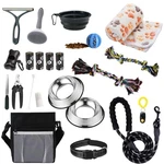 Pupluxe Puppy Starter Kit - Black 22 Piece Dog Training Great Gif.... Fixed Price $64.79.
