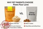 Pawsfourlove Organic Chicken Freeze Dried Dog Cat Treats Single Ingredient. Fixed Price $34.99.
