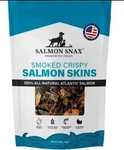 Salmon Snax Smoked Crispy Skins Dog Treats 12OZ Made Usa. Fixed Price $17.46.