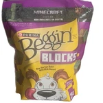 Purina Beggin' Blocks With Dog Treats - Real Bacon, 25 Oz. Fixed Price $10.50.