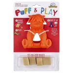 Puff & Play, Treat Dispenser, Yeti Dog Chew Nuggets, Orange, 4 1. Fixed Price $19.94.