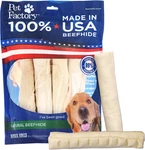 100% Made In Usa Beefhide 8" Rolls Dog Chew Treats - Natural Flavor, COUNT/1. Fixed Price $39.99.