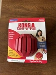 Kong Stuff-a-ball Medium Durable Chew Treat Dispenser Dog Toy Made In Usa. Fixed Price $9.00.