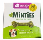 Vetiq Minties Dog Treat, 40 Count, Exp 06/30/2027. Fixed Price $19.99.