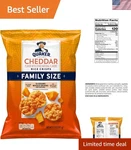 Indulge Quaker Cheddar Rice Crisps 8.5 Oz - Popped For Crunchy Flavor. Fixed Price $14.39.