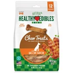 Healthy Edibles All-natural Long Lasting Bacon Flavor Chew Treats 12 Count Sm.... Fixed Price $24.11.