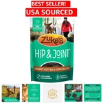 Zuke's Peanut Butter Dog Treats - Joint Support, Chewy 6OZ Resealable Pouch. Fixed Price $22.99.
