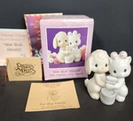 Precious Moments BC912 True Blue Friends Dog Cat 1991 Members Only W/ Box Clef. Fixed Price $8.99.