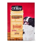 Meaty Flavor Dog Biscuits With Gravy For Small And Medium Breeds, 5 Pound Bag. Fixed Price $11.95.