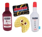 Bark Box Dog Toys - Set Of 4, Costco Kirkland Park Party Pack, New. Fixed Price $14.95.