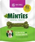Vetiq Dental Bone Minties Treats Chews For X-small Medium Dogs 16COUNT. Fixed Price $18.80.
