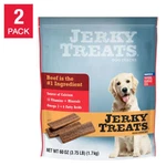 2 Packs Jerky Treats Tender Beef Strips American Dog Snacks 60 Oz Each = 7.5 Lbs. Fixed Price $38.15.