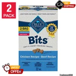 Blue Buffalo Bits Natural Soft-moist Training Dog Treats Variety Pack 2. Fixed Price $18.99.
