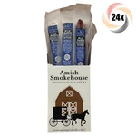 Full Box 24X Sticks Amish Smokehouse Mild 100% Beef Premium Snack 1.25OZ. Fixed Price $53.14.
