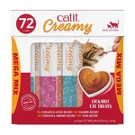 Catit Creamy Lickable Treats Mega Mix, 72-COUNT, Chicken, Salmon, Tuna New. Fixed Price $25.99.