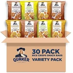 Quaker Rice Crisps Gluten Free Flavor Sweet Variety Mix 0.91OZ Bags Pack Of 30. Fixed Price $30.74.