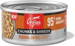 3OZ Orijen Chunks And Shreds Original Recipe Bone Broth Canned Cat Food 24PK. Fixed Price $53.59.