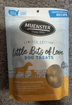 Muenster Limited Edition Little Bits Of Love Dog Treats Chicken & Sweet Potato. Fixed Price $12.99.