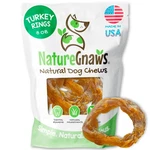 Nature Gnaws Usa Turkey Tendon Rings For Dogs 8OZ Delicious Grain Free Rewar.... Fixed Price $46.32.