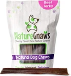 Nature Gnaws Beef Jerky Chews For Large Dogs - Premium Natural Gullet Stick. Fixed Price $36.25.