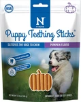 Puppy Teething Sticks Pumpkin Flavor, 3.74-OZ Bag. Fixed Price $11.99.