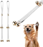 Leather Dog Doorbells For Knob, Adjustable Brass Potty Training. Fixed Price $29.99.
