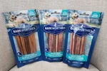 3 X Barkworthies Odor-free Bully Dog Treat 6" (pack Of 5) Total 15 Sticks. Fixed Price $32.97.