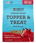 Liberty Freeze Dried Dog Food Topper + Treat, Beef Recipe, 4.5 Oz - 98% Meat. Fixed Price $65.95.