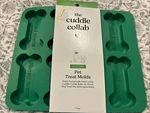 The Cuddle Collab Pet Treat Molds 1 Pack Silicone Trays Dog Bones. Fixed Price $11.90.