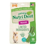 Nylabone Nutri Limited Ingredient Dental Chews Fresh Breath Medium 20 Count. Fixed Price $21.99.